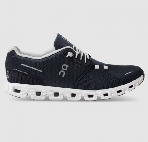 On Cloud Women's Cloud 5-Midnight | White Shoes New Arrivals