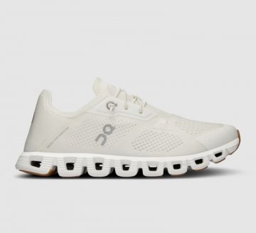 On Cloud Women's Cloud 5 Coast-Undyed-White | White Shoes New Arrivals