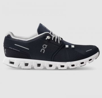 On Cloud Women's Cloud 5-Midnight | White Shoes New Arrivals